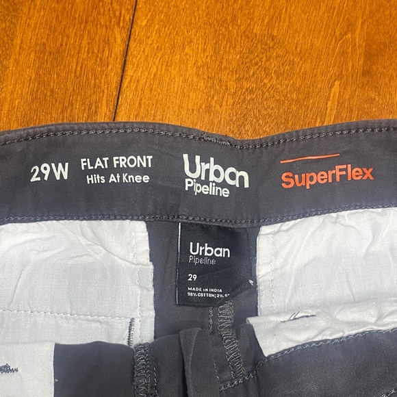 Urban Pipeline Dark Grey Flat Front Shorts - Picture 3 of 4